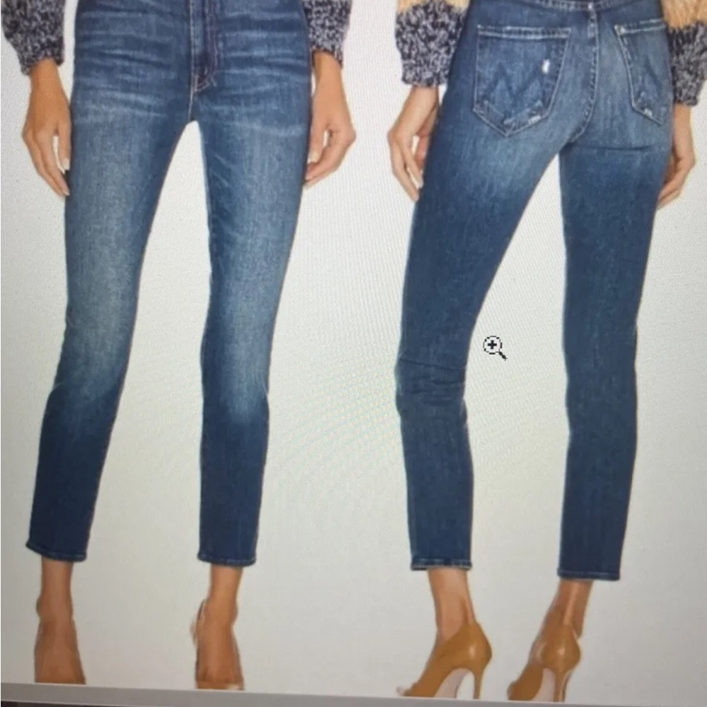 MOTHER The Swooner Rascal Ankle Jeans Where Is My Mind Size 28